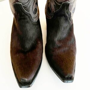 RARE Old Gringo Chocolate Brown Hair on Hide 6B Retail $895